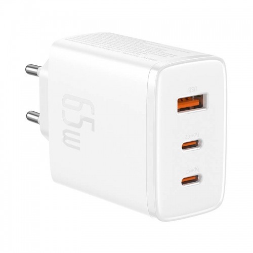 Wall charger Baseus OS-Cube Pro 2xUSB-C + USB, 65W (white) image 4