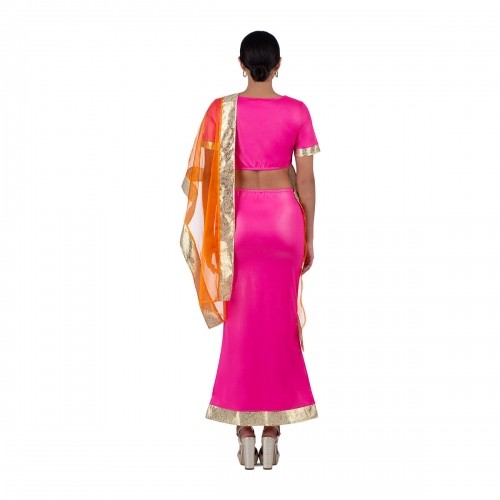 Svečana odjeća za odrasle My Other Me Hindu Oranžs Rozā image 4