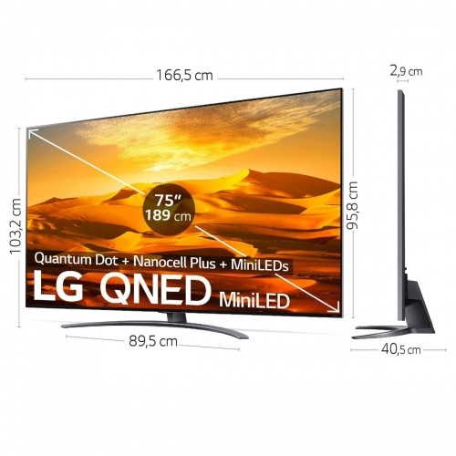  TV LG 75QNED916QE 4K Ultra HD 75" LED HDR AMD FreeSync QNED image 4