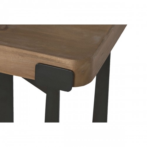 Набор из двух столиков Home ESPRIT Коричневый Чёрный Железо Ель 50 x 38 x 62 cm image 4
