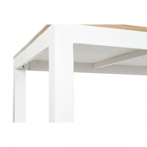 Pusdienu galds DKD Home Decor Balts Brūns Akācija Mango koks 200 x 100 x 80 cm image 4