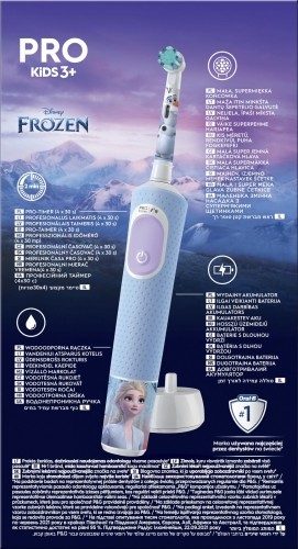 BRAUN Vitality PRO el.zobu  birste - bērnu, Frozen - D 103.413.2K/Frozen image 4