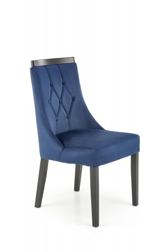 Halmar ROYAL chair, black / dark blue Monolith 77 image 4