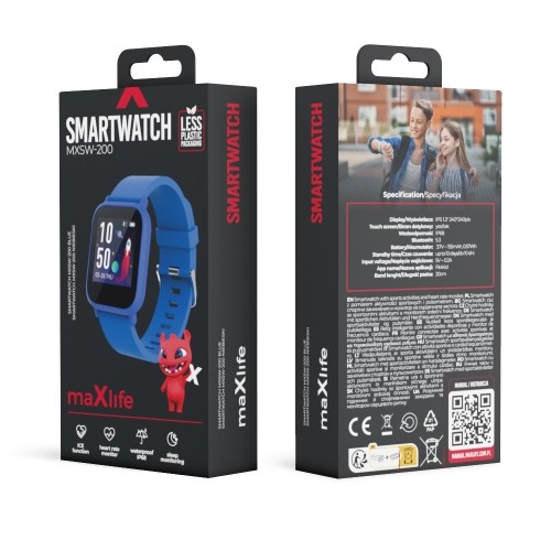 Maxlife smartwatch Kids MXSW-200 blue image 4