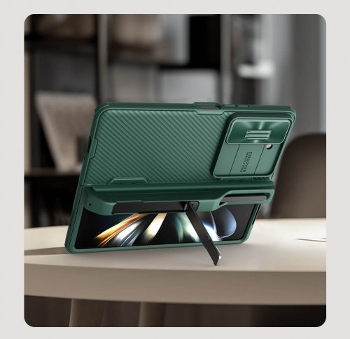 OEM Nillkin CamShield Fold Case for Samsung Galaxy Z Fold 5 5G green (pen holder) image 4