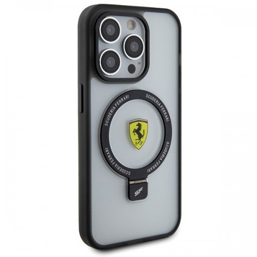 Ferrari FEHMP15XUSCAH iPhone 15 Pro Max 6.7" transparent hardcase Ring Stand 2023 Collection MagSafe image 4