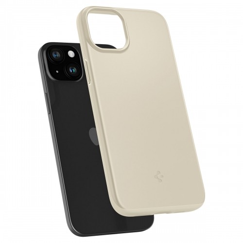 Apple Spigen Thin Fit case for iPhone 15 - beige image 4