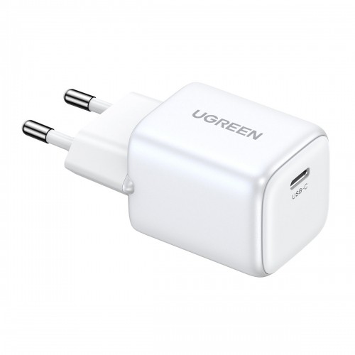 GaN USB C 30W PD Ugreen Nexode Mini fast charger - white image 4