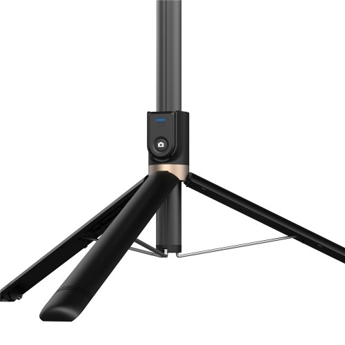 OEM Selfie Stick - with detachable bluetooth remote control and tripod - P100 BLACK image 4
