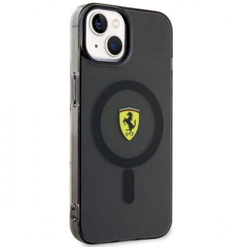 Ferrari FEHMP14SURKK iPhone 14 6,1" czarny|black hardcase Translucent Magsafe image 4