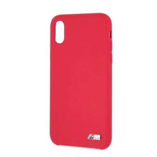 Etui hardcase BMW BMHCPXMSILRE iPhone X |Xs czerwony|red Silicone M Collection image 4