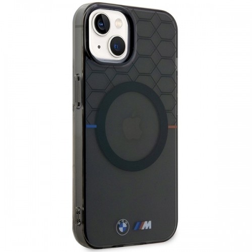 Etui BMW BMHMP14SHGPK iPhone 14 6.1" szary|grey Pattern MagSafe image 4