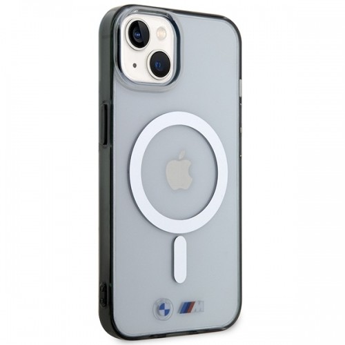 Etui BMW BMHMP14SHCRS iPhone 14 6.1" transparent hardcase Silver Ring MagSafe image 4