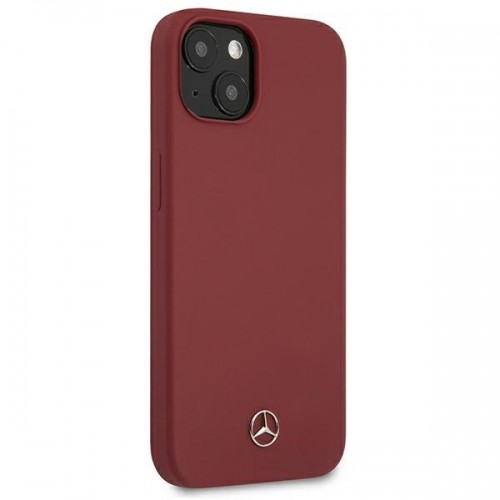 Mercedes MEHCP13MSILRE iPhone 13 6,1" czerwony|red hardcase Silicone Line image 4