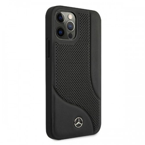 Mercedes MEHCP12LCDOBK iPhone 12 Pro Max 6,7" czarny|black hardcase Leather Perforated Area image 4