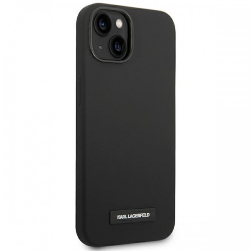Karl Lagerfeld KLHMP14MSLMP1K iPhone 14 Plus 6,7" hardcase czarny|black Silicone Plaque Magsafe image 4