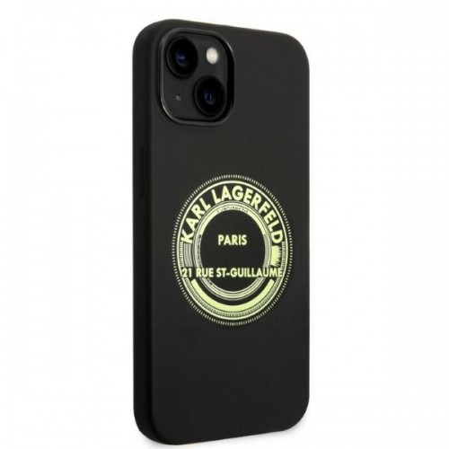Karl Lagerfeld KLHCP14MSRSGRCK iPhone 14 Plus 6,7" hardcase czarny|black Silicone RSG image 4