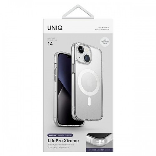 UNIQ etui LifePro Xtreme iPhone 14 6,1" Magclick Charging przeźroczysty|frost clear image 4
