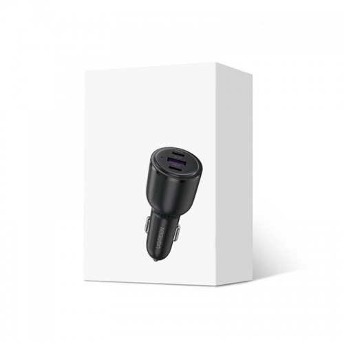 Ugreen car charger 2x USB Type C | 1x USB 69W 5A Power Delivery Quick Charge black (20467) image 4