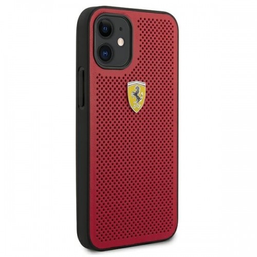 Ferrari FESPEHCP12SRE Off Track Izturīgs Silikona Aizsargapvalks Apple iPhone 12 Mini Sarkans image 4