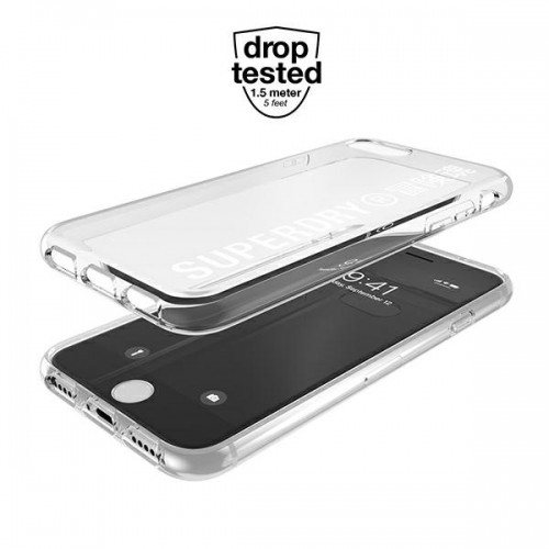 SuperDry Snap iPhone 6|6s|7|8|SE 2020 | SE 2022 Clear Case biały|white 41573 image 4