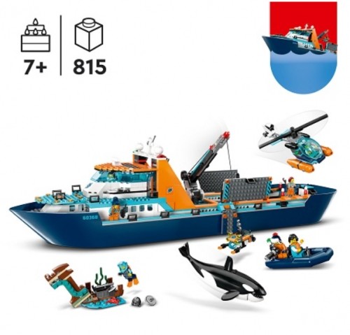 LEGO 60368 City Arctic Explorer Ship Konstruktors image 4