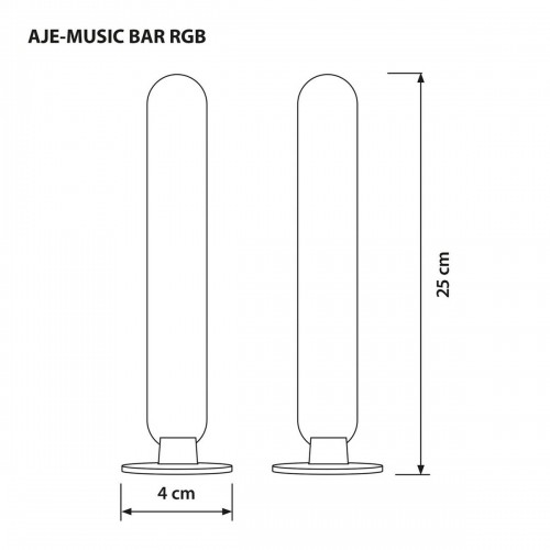 Настольная лампа Activejet AJE-MUSIC BAR RGB Чёрный да RGB 80 5 W image 4