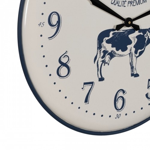 Bigbuy Home Sienas pulkstenis Melns Krēmkrāsa Dzelzs 62 x 62 x 6,5 cm image 4
