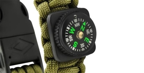 Trizand SURVIVAL bracelet with accessories - green (12871-0) image 4