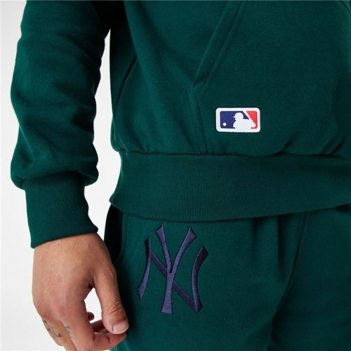 Unisex Sporta Krekls ar Kapuci New Era League Essentials New York Yankees Tumši zaļš image 4
