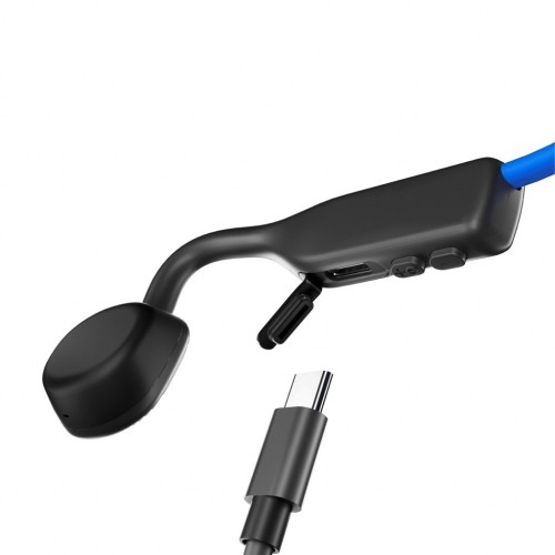 SHOKZ OpenMove Headphones Wireless Ear-hook Calls/Music USB Type-C Bluetooth Blue image 4
