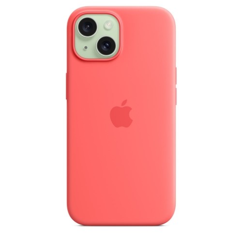 Apple iPhone 15 Silicone Case with MagSafe - Red image 4