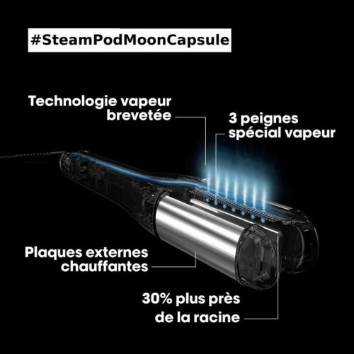 Matu Taisnotājs L'Oreal Professionnel Paris Steampod 4.0 Limited Edition Moon Capsule image 4