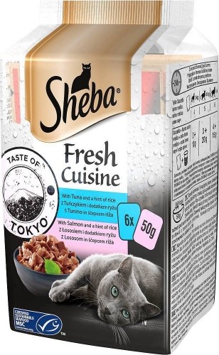 SHEBA Mini Fresh Cuisine Taste of Tokyo - wet cat food - 6x50 g image 4