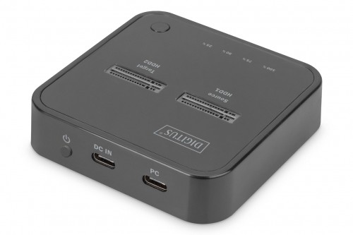 Digitus Dual M.2 NVMe SSD Docking Station with Offline Clone Function, USB-C™ image 4