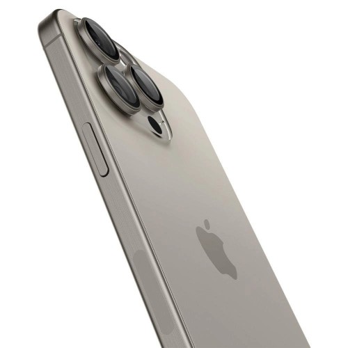Apple Spigen Optik.tR EZ Fit Camera Protector for iPhone 14 Pro | Pro Max | 15 Pro | Pro Max - natural titanium 2 pcs. image 4