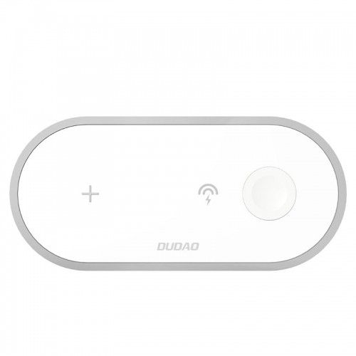 Dudao 3in1 Qi Wireless Charger for Phone | AirPods | Apple Watch 38mm white (A11 white) image 4