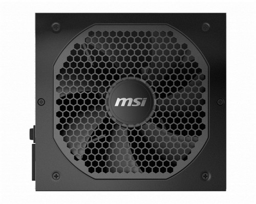 MSI MPG A750GF UK PSU '750W, 80 Plus Gold certified, Fully Modular, 100% Japanese Capacitor, Flat Cables, ATX Power Supply Unit, UK Powercord, Black, Support Latest GPU' image 4