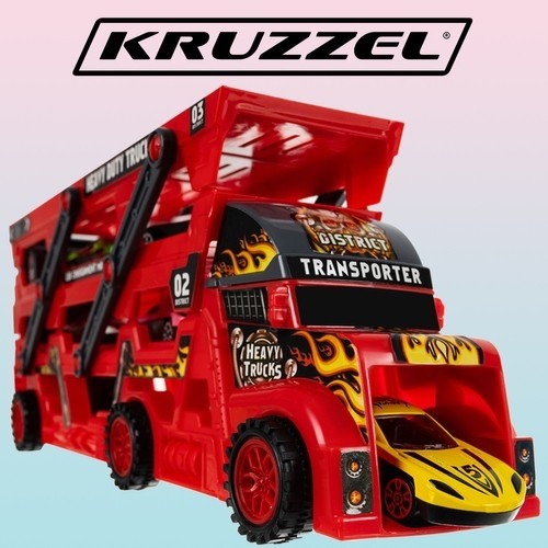 Kruzzel TIR truck set with 6 cars 22515 (16931-0) image 4