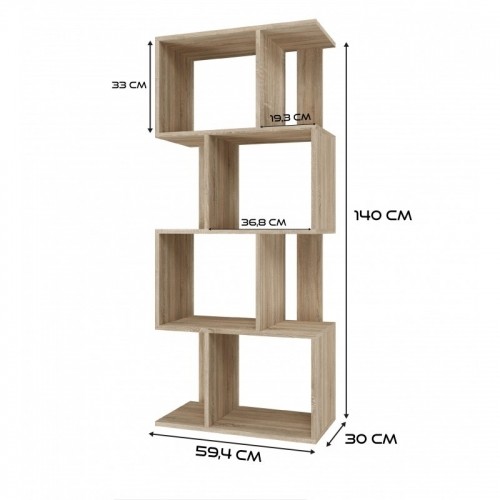 Top E Shop Bookcase FIESTA 4P 59.5x30x140 cm, sonoma oak image 4