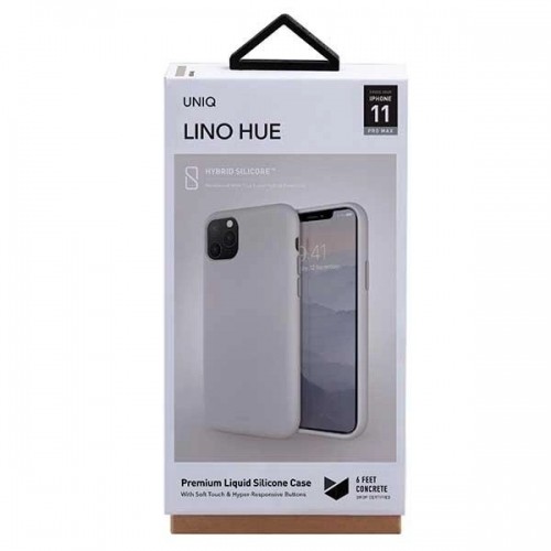 UNIQ etui Lino Hue iPhone 11 Pro Max beżowy|beige ivory image 4