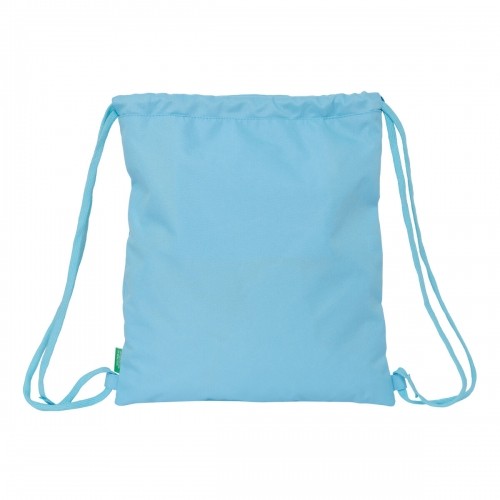 Сумка-рюкзак на веревках Benetton Spring Небесный синий 35 x 40 x 1 cm image 4