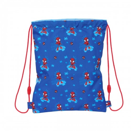 Сумка-рюкзак на веревках Spidey Синий 26 x 34 x 1 cm image 4