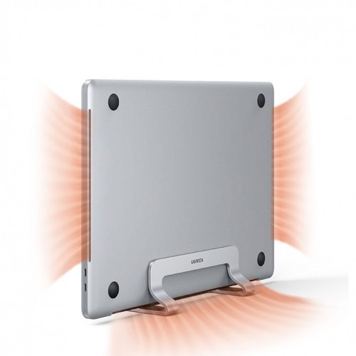 Ugreen Aluminum Vertical Stand Holder Stand for MacBook Laptop Tablet Silver (20471 LP258) image 4