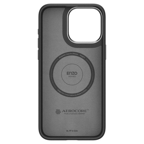 Spigen Enzo Aramid Mag Case with MagSafe for iPhone 15 Pro - Matte Black image 4