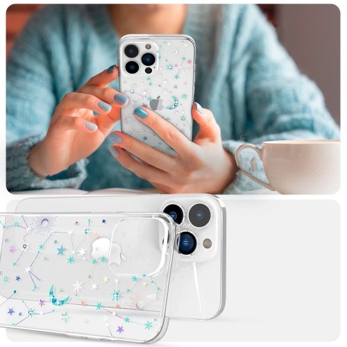 Kingxbar Lucky Series Case iPhone 13 Pro Max Clear Crystals (Zodiac) image 4