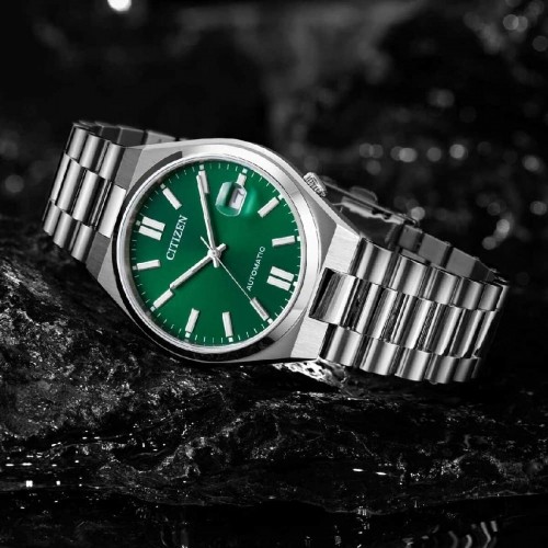 Мужские часы Citizen TSUYOSA AUTOMATIC Зеленый Серебристый (Ø 40 mm) image 4
