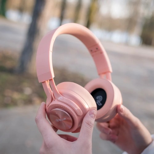Tellur Feel Bluetooth Over-ear Headphones Pink image 4