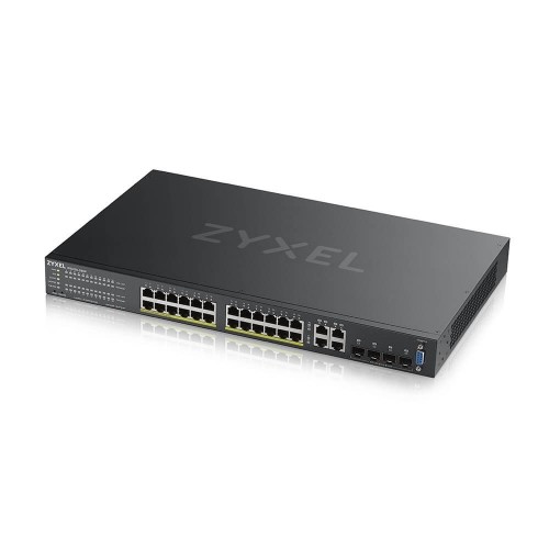 Zyxel GS2220-28HP-EU0101F network switch Managed L2 Gigabit Ethernet (10/100/1000) Power over Ethernet (PoE) Black image 4