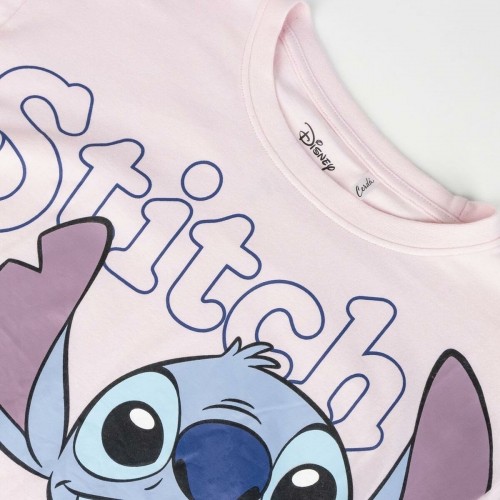 Krekls ar Īsām Piedurknēm Bērniem Stitch Zils image 4